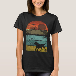 Funny Retro vintage Pit Bull Dogs and cute animal T-Shirt