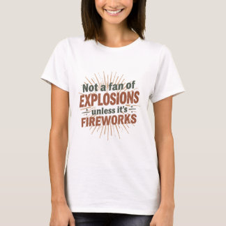 Funny Retro Vintage Shirt for Fireworks Lovers and