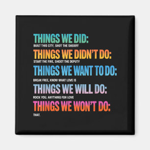 Funny Retro Vintage Things Didn' Want Magnet