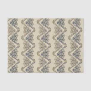 Funny Retro Wallpaper - sand blue Tissue Paper