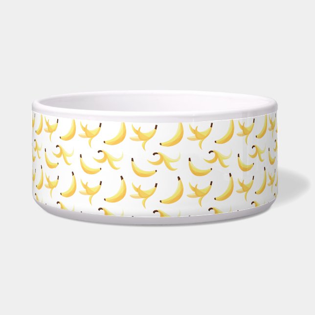 Funny Retro Yellow Banana Pattern Party Editable (Front)