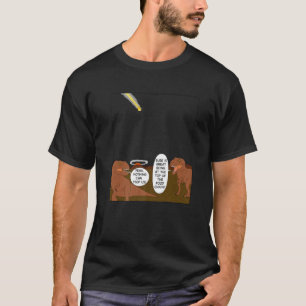 Funny Rex Dinosaur Extinction Meteor Comet Asteroi T-Shirt
