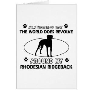 funny RHODESIAN RIDGEBACK designs