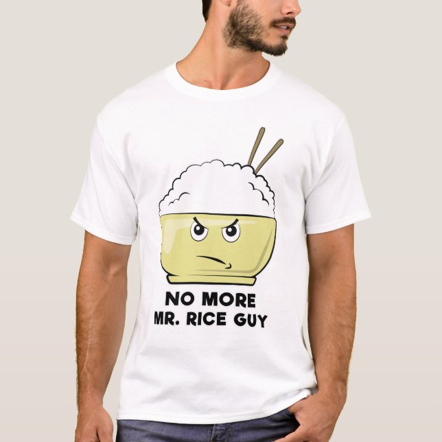 Funny Rice Design T-Shirt (Front)