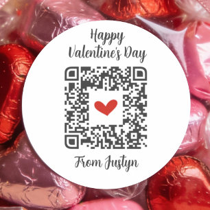 Funny Rick Roll Valentines Party Favor Treat Bag Classic Round Sticker