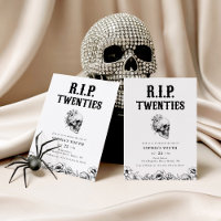 Funny RIP Twenties 30th Birthday Invitation