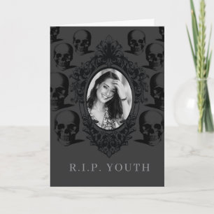 Funny RIP Youth Birthday Card Personalised Photo