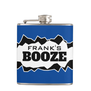 Funny ripped holecustom Birthday gift hip Flask