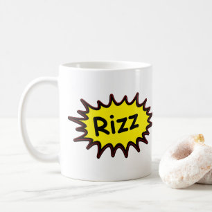 Funny ‘Rizz’ White Mug - Gen Z Humor Gift 
