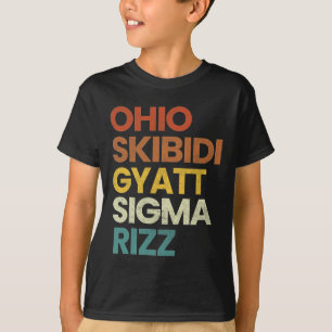 Funny Rizzler Ohio Skibidi Gyatt Sigma Rizz - Uni- T-Shirt