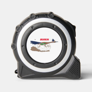 Funny roadrunner bird cartoon illustration 1