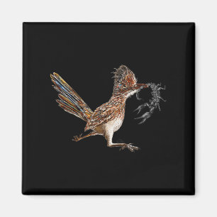 Funny Roadrunner Scorpion Road Runner Bird Hunter  Magnet