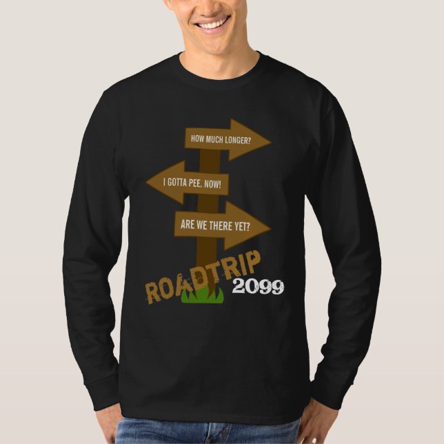 Funny Roadtrip Customisable T-Shirt (Front)