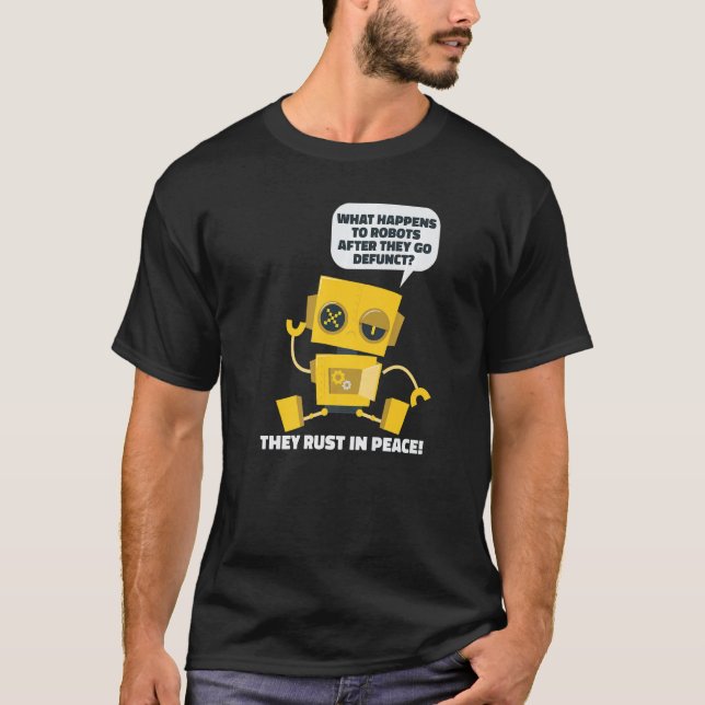 Funny Robotics Ai Artificial Intelligence - Robots T-Shirt (Front)