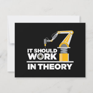 Funny Robotics Art For Men Kids Robot Robotics Eng Holiday Card