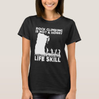 Funny Rock Climber Gift For Men Women Cool Zombie