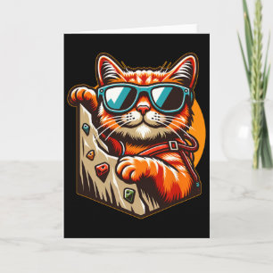 Funny Rock Climbing Boulder Mountain Climber Cute Card