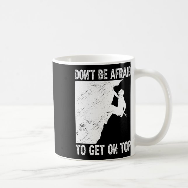 Funny Rock Climbing Bouldering  Coffee Mug (Right)