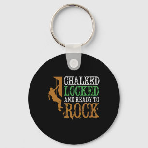 Funny Rock Climbing Bouldering Mountain Climbing G Key Ring