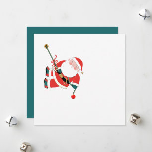 Funny Rock Climbing Christmas Holiday Cards