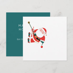 Funny Rock Climbing Christmas Holiday Cards