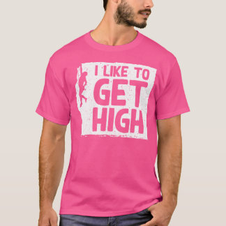 Funny Rock Climbing For Men Women Mountain Indoor  T-Shirt