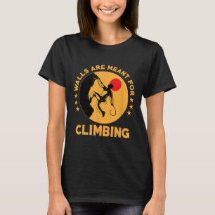 Funny Rock Climbing For Men Women Mountain Indoor T-Shirt