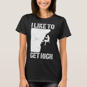 Funny Rock Climbing For Men Women Mountain Indoor T-Shirt