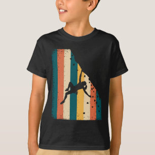 Funny Rock Climbing Women Girls Climb Climber Boul T-Shirt