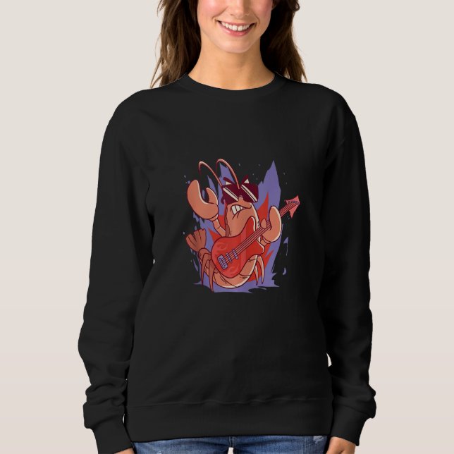 Funny Rock Lobster Sweatshirt (Front)