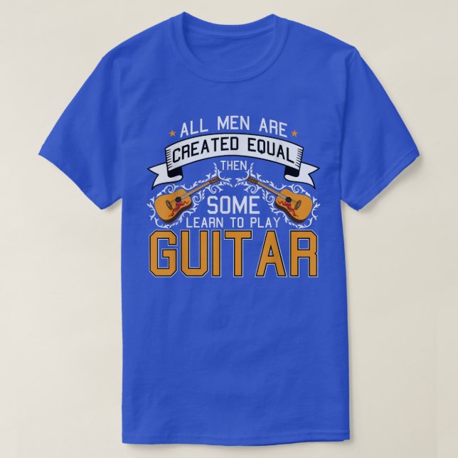 Funny Rock Music Guitarst Guitar Lover Motive With T-Shirt (Design Front)