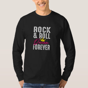 Funny Rock N Roll Queen Concert  For Women Ladies  T-Shirt