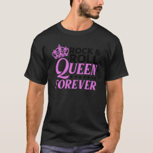 Funny Rock N Roll Queen Concert  For Women Ladies  T-Shirt