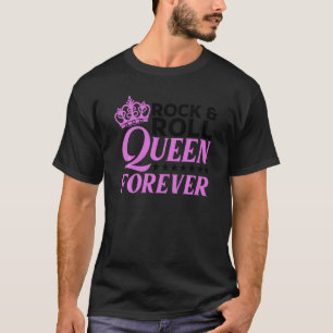 Funny Rock N Roll Queen Concert  For Women Ladies  T-Shirt