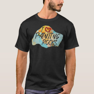 funny rock painting painter artist shirt stone pa