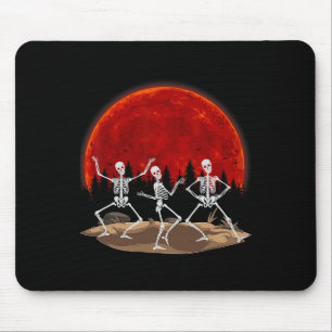 Funny Rocker Skeleton Hand Rock On Costume Hallowe Mouse Pad