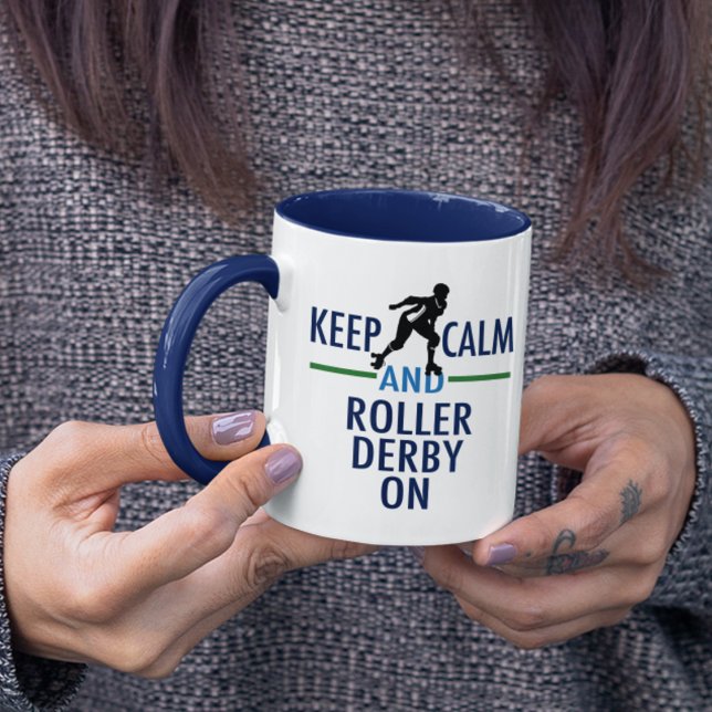 Funny Roller Derby Girl Mug (Creator Uploaded)