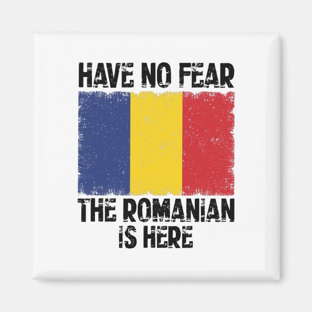 Funny Romania Saying | Romanians Balkan Gifts Magnet (Front)