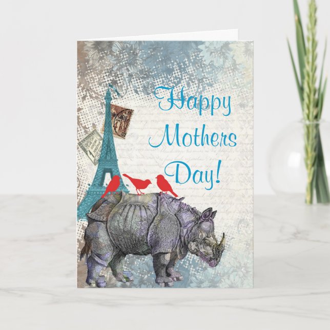 Funny romantic  mothers day card (Front)