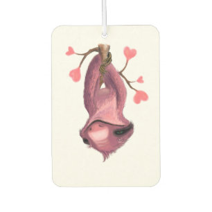 Funny Romantic Sloth Smile Air Freshener Love