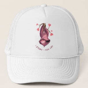 Funny Romantic Sloth Smile Trucker Hat