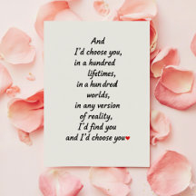 Funny Romantic Valentine Card for Couple