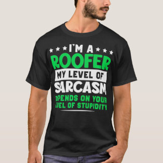 Funny Roofer Design Premium _3  T-Shirt