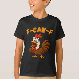 Funny Rooster Chicken Shirt Cartoon Farm Humour _1