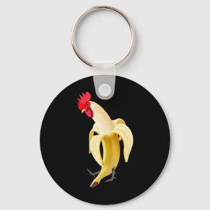 Funny Rooster Erel Chicken In Nana Key Ring