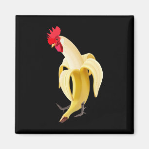 Funny Rooster Erel Chicken In Nana  Magnet