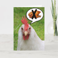 Funny Rooster NO CHICKEN SOUP Get Well