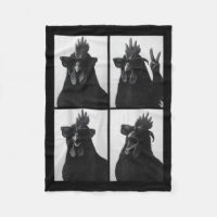 Funny Rooster With Sungles Photobooth Selfie Farm 