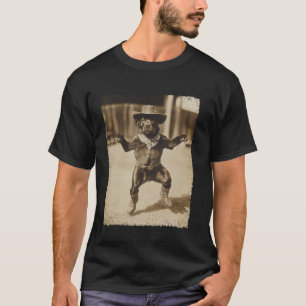 Funny Rottweiler Dog Cowboy T-Shirt