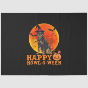 Funny Rottweiler Happy Halloween Dog Cool Lovers Tissue Paper